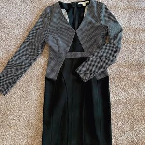 DVF long sleeve mini dress size 8